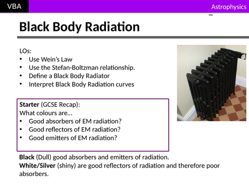 A2 Physics - Black Body Radiation