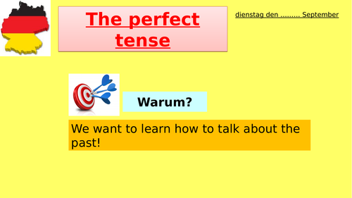Perfect tense/ Past tense of verbs