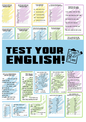 TEST YOUR ENGLISH!