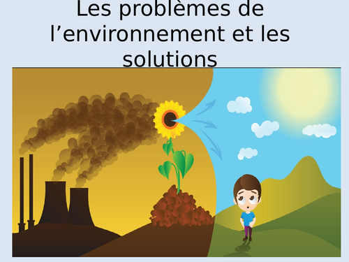 essay on environment in french