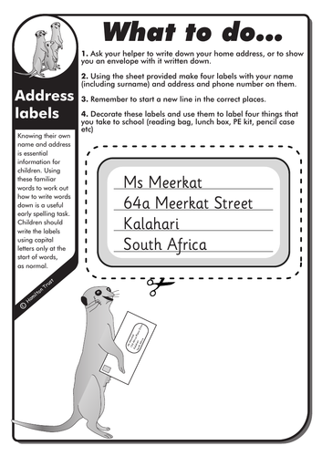 Ks1 letter writing examples picture