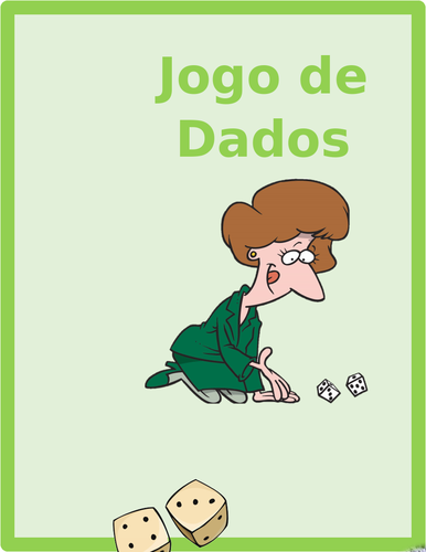 Verbos reflexivos (Portuguese Reflexive Verbs) Dice Game