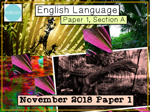AQA GCSE English Language Revision Lessons - November 2018 Paper 1, Section A