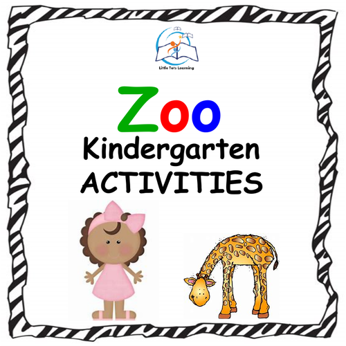 Back to School Kindergarten Activities {ZOO Theme}