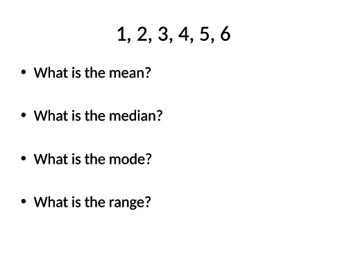 Averages Problem Solving