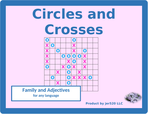 Family and Adjectives Connect 4 Game