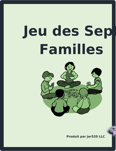 Verbes irréguliers (French Irregular Verbs) Jeu des Sept Familles