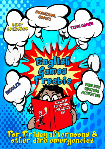 English Games & Activities Fun Freebie