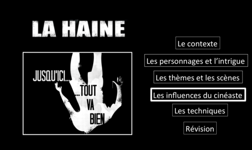 La Haine- Movie Study/ Etude du film- Les influences- A Level French