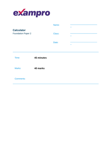 GCSE Mixed Questions ii