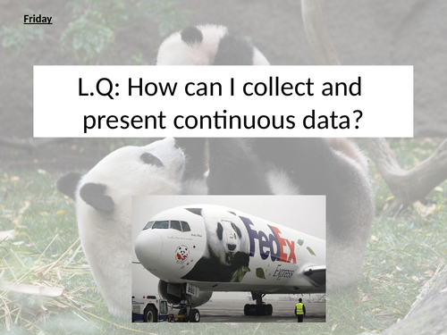 Line Graphs - Year 6 - Baby Panda Weight