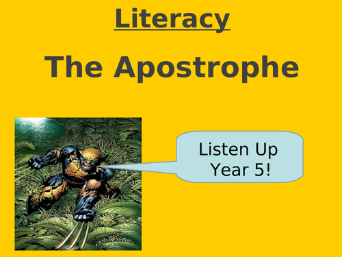 Superhero Apostrophes