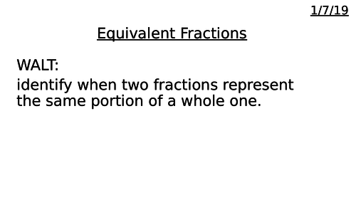 Fractions Bundle: Equivalence, Ordering and Adding.