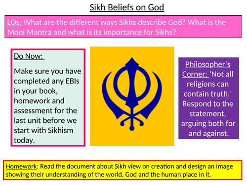 Year 8 SOL on Sikhism