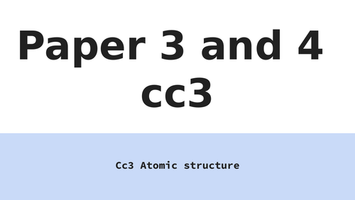 Edexcel 9-1 cc3-cc4 ppt