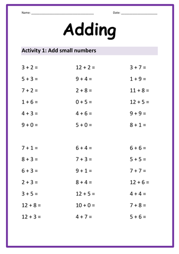 Adding Worksheets - 5 in total