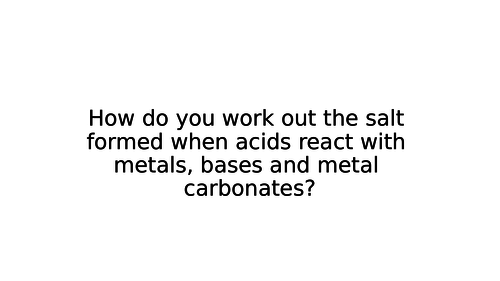 Chemistry preparing for A-level narrated PowerPoints