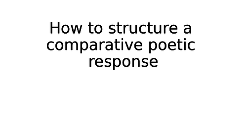 AQA English Language and Literature: Developing Essay Writing Skills for the Heaney section