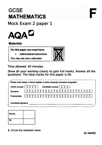 GCSE Mixed Questions iii