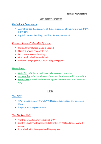 gcse-ocr-computer-science-9-1-revision-notes-teaching-resources