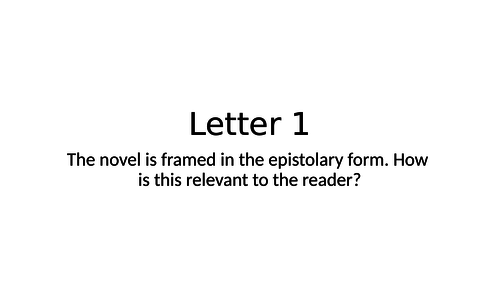A level  Frankenstein Walton's letters powerpoints- 4 in total