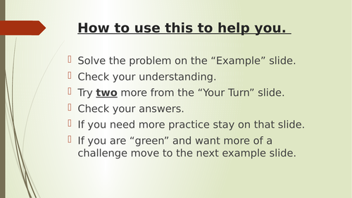 Completing the Square, practice and extention