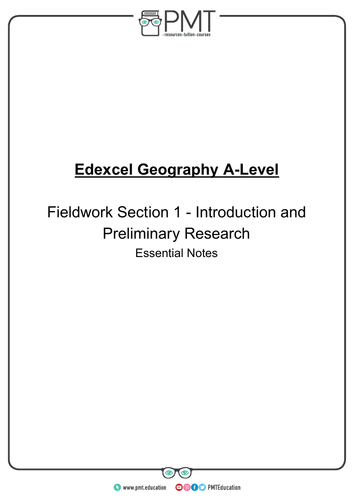 edexcel a level geography coursework examples