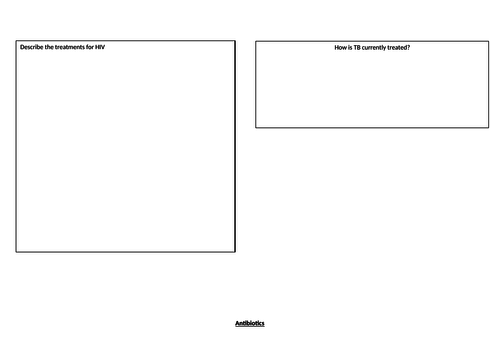SNAB Biology - Topic 6 - Revision Worksheets