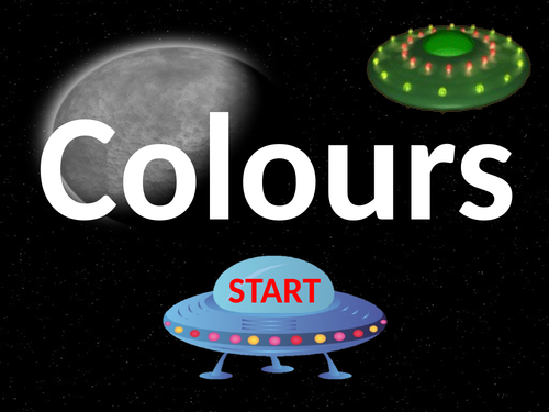 Colours in English. Game.