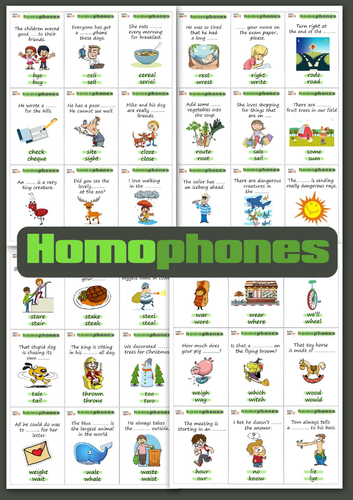 Homophones