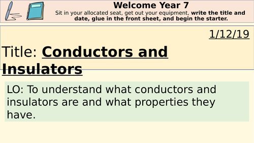 5 lessons on Electricity KS3 for Low Ability Group