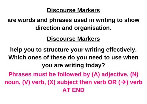 Discourse Markers - German