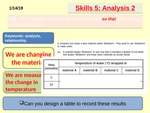 KS3 Skills - Analysis 2