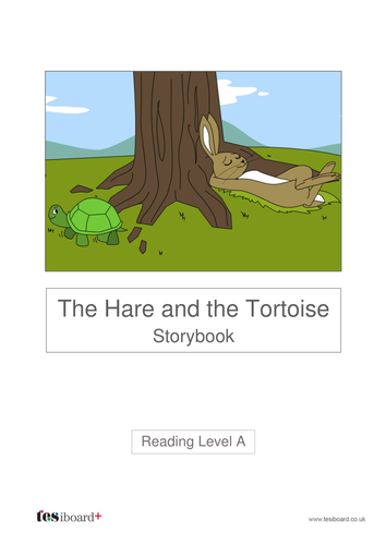 Hare and Tortoise Text and Images - Reading Level A - KS1 Literacy