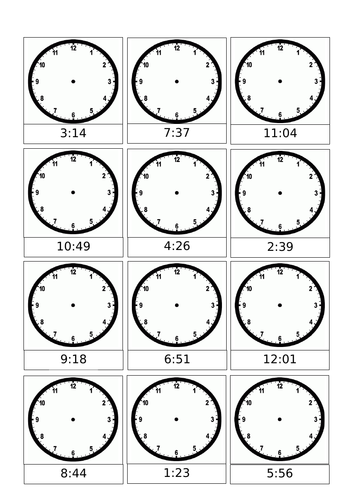 Year 3 - Maths - Time (Unit of Work)