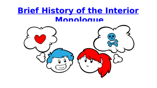 History of the Interior Monologue