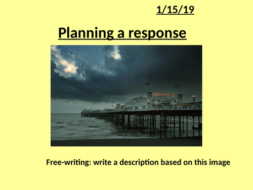 How to plan your writing (AQA Language Paper 1 Section B)