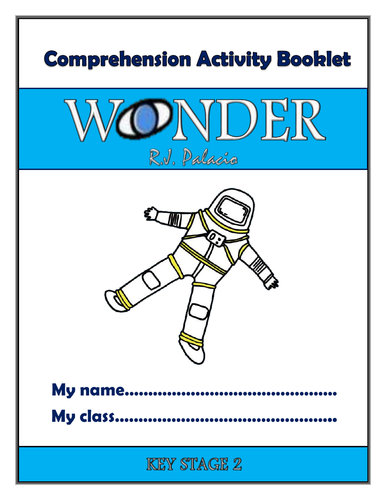 wonder ks2 comprehension activities booklet teaching resources