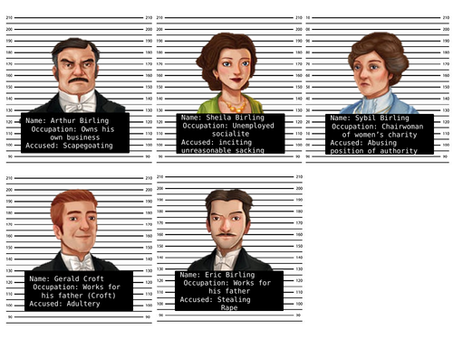 An Inspector Calls quotes and display image