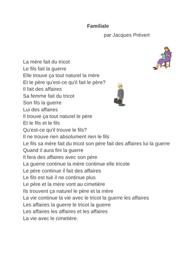 Familiale by Jacques Prévert