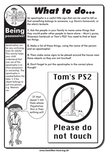 Possessive examples picture