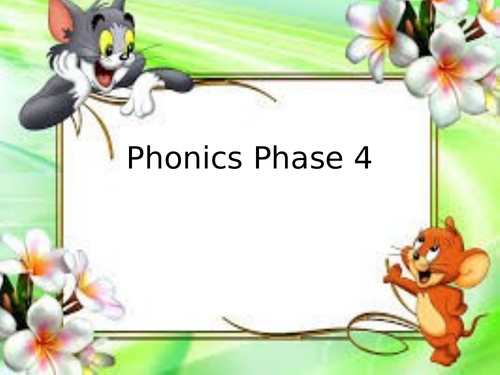 Phase 4 powerpoint and worksheet