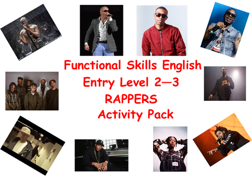Functional Skills English Rapper Activity Pack