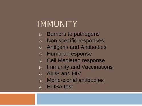 AQA A Level Biology - The Immune System