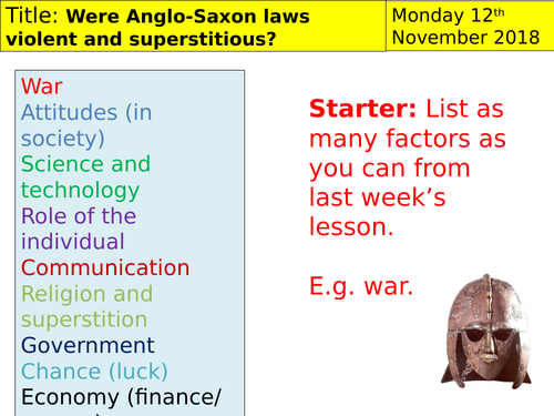 4. Were Anglo-Saxon laws violent and superstitious?