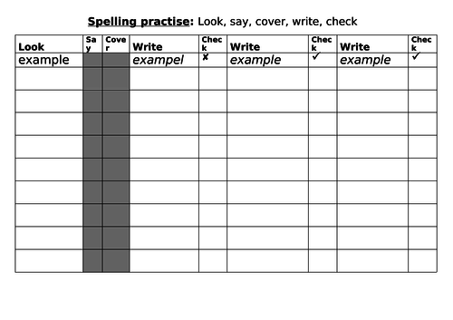 8 Ways to Improve Spelling and LSCWC Sheet