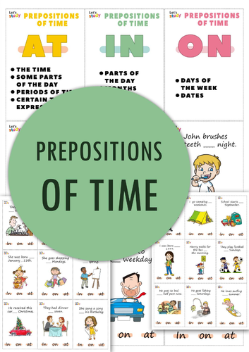 Prepositions of time презентация