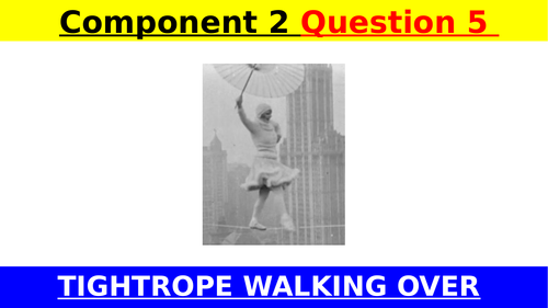 Eduqas Gcse English Language 2018 Paper 2 Q5 Tightrope Walking Niagra Falls Examiner Podcast Teaching Resources