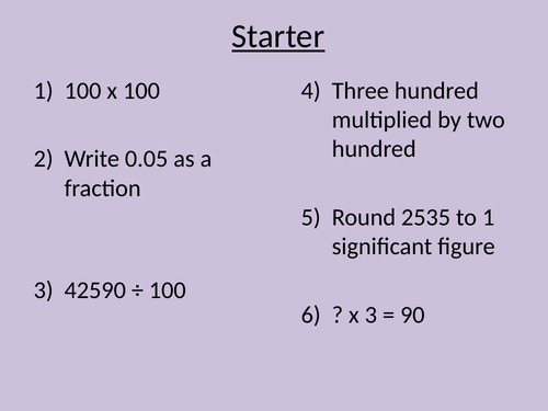 Substitution