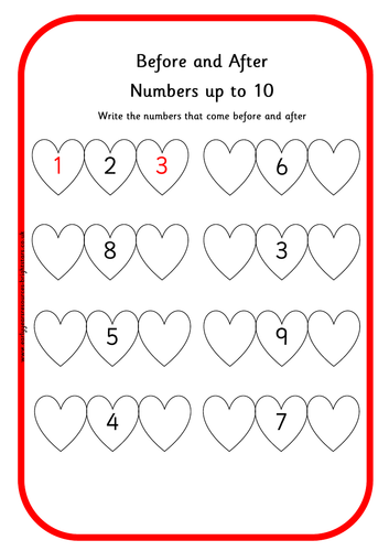 Valentines Day Before & Afters Numbers